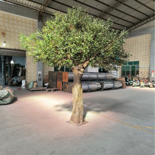 artificial fake olive tree