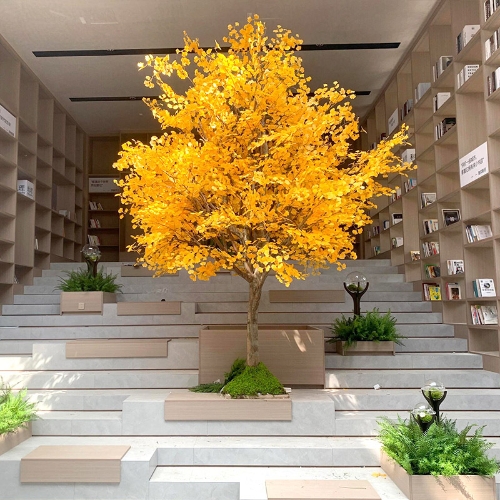 fake ginkgo artificial fall tree